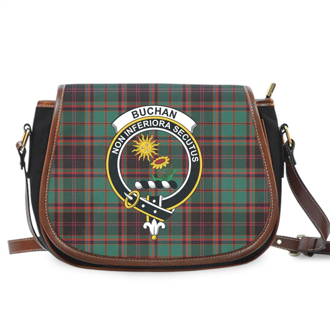 Buchan Ancient Tartan Crest Saddle Bag