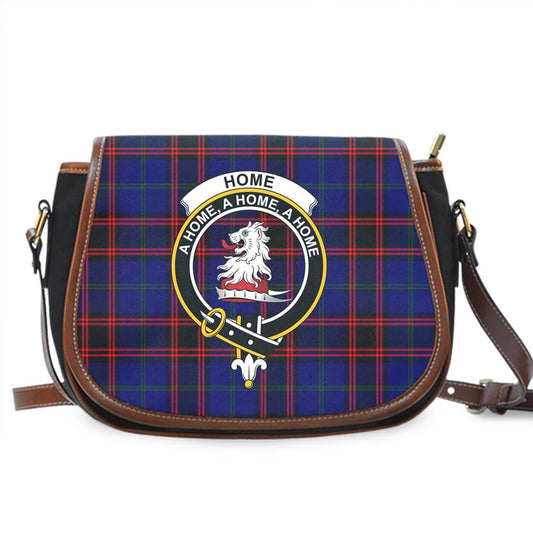 Home Modern Tartan Crest Saddle Bag