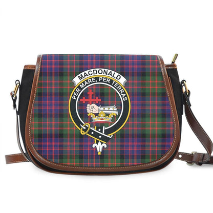 MacDonald Modern Tartan Crest Saddle Bag