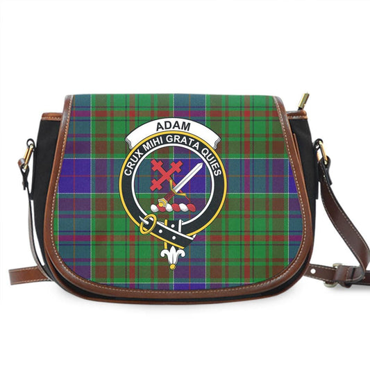 Adam Tartan Crest Saddle Bag