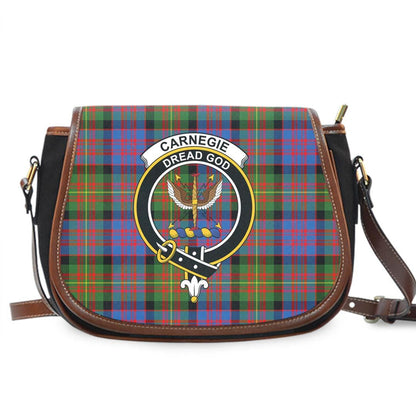 Carnegie Ancient Tartan Crest Saddle Bag