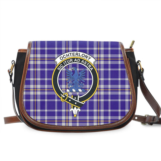 Ochterlony Tartan Crest Saddle Bag