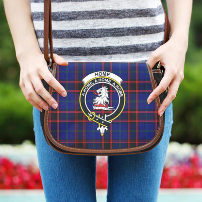 Home Modern Tartan Crest Saddle Bag