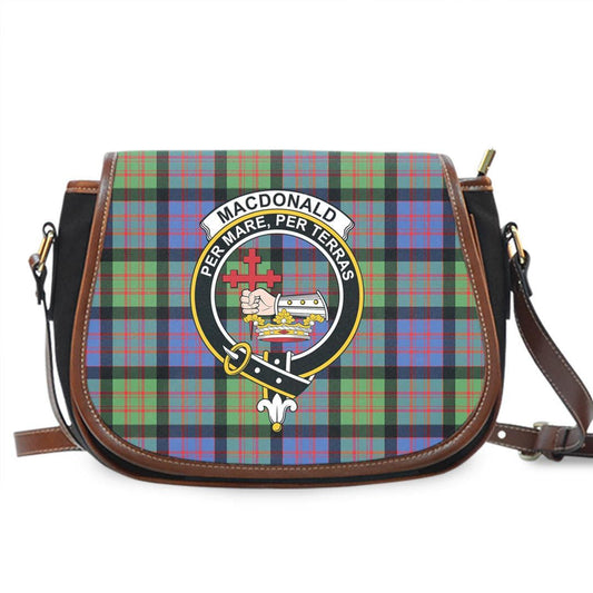 MacDonald Ancient Tartan Crest Saddle Bag