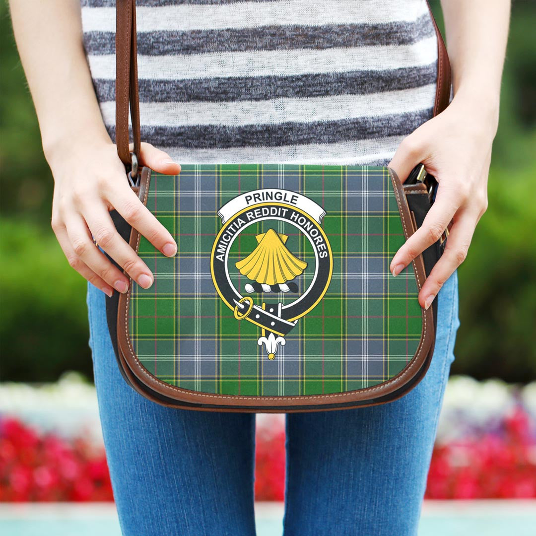 Pringle Tartan Crest Saddle Bag