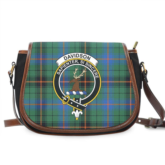 Davidson Ancient Tartan Crest Saddle Bag