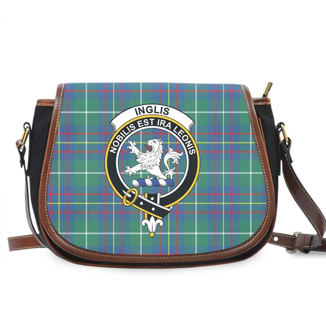 Inglis Ancient Tartan Crest Saddle Bag