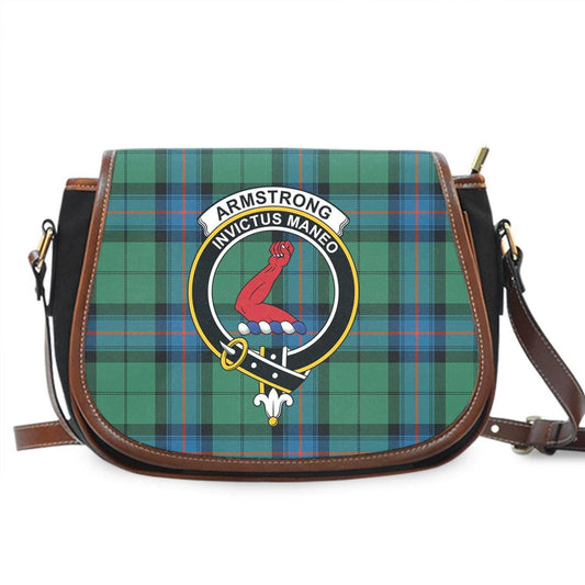 Armstrong Ancient Tartan Crest Saddle Bag