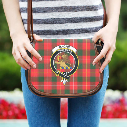 MacFie Tartan Crest Saddle Bag