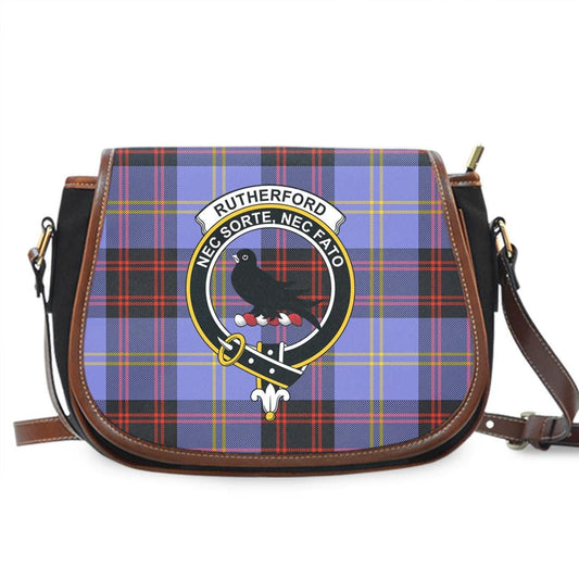 Rutherford Tartan Crest Saddle Bag