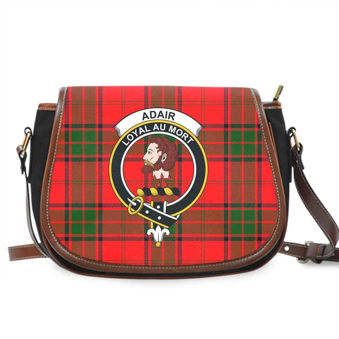 Adair Tartan Crest Saddle Bag