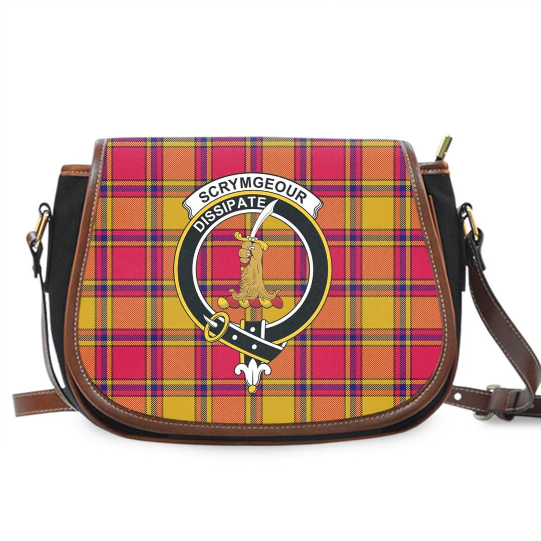 Scrymgeour Tartan Crest Saddle Bag