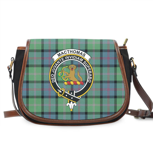 MacThomas Ancient Tartan Crest Saddle Bag