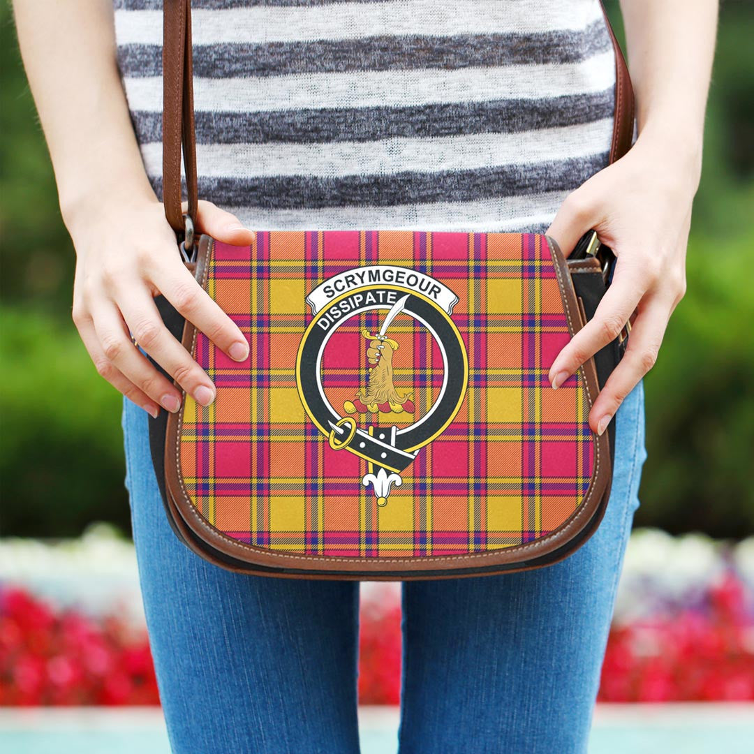 Scrymgeour Tartan Crest Saddle Bag