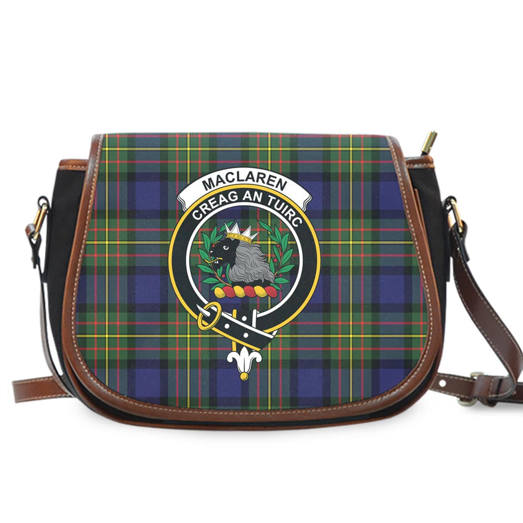 MacLaren Modern Tartan Crest Saddle Bag