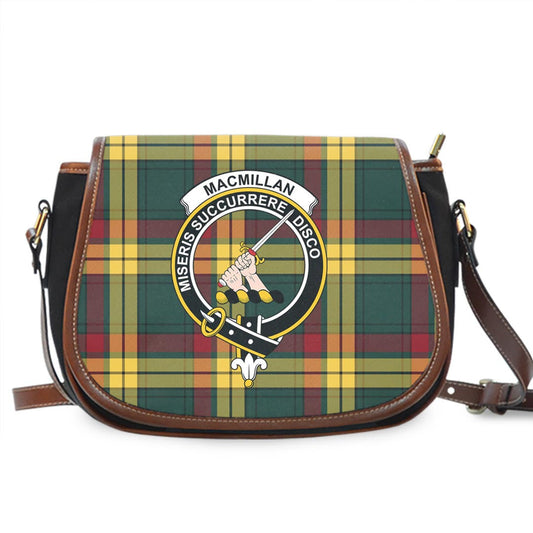 MacMillan Old Modern Tartan Crest Saddle Bag