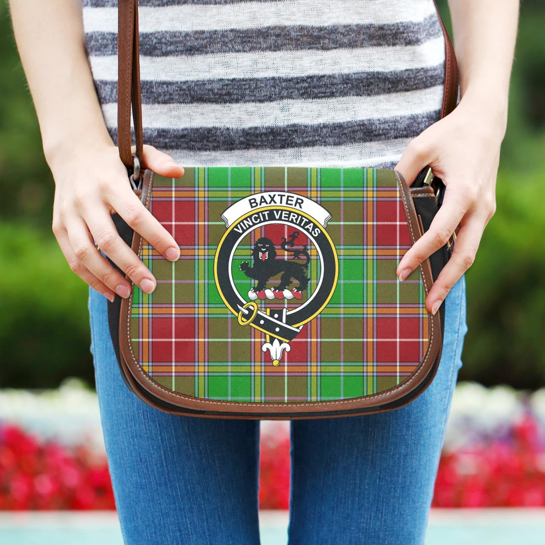 Baxter Tartan Crest Saddle Bag