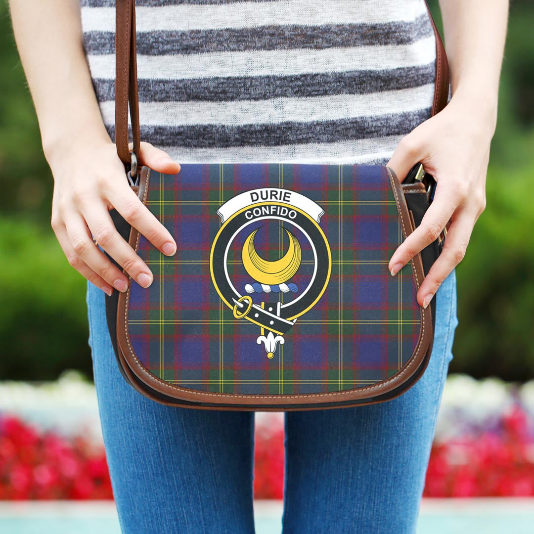 Durie Tartan Crest Saddle Bag