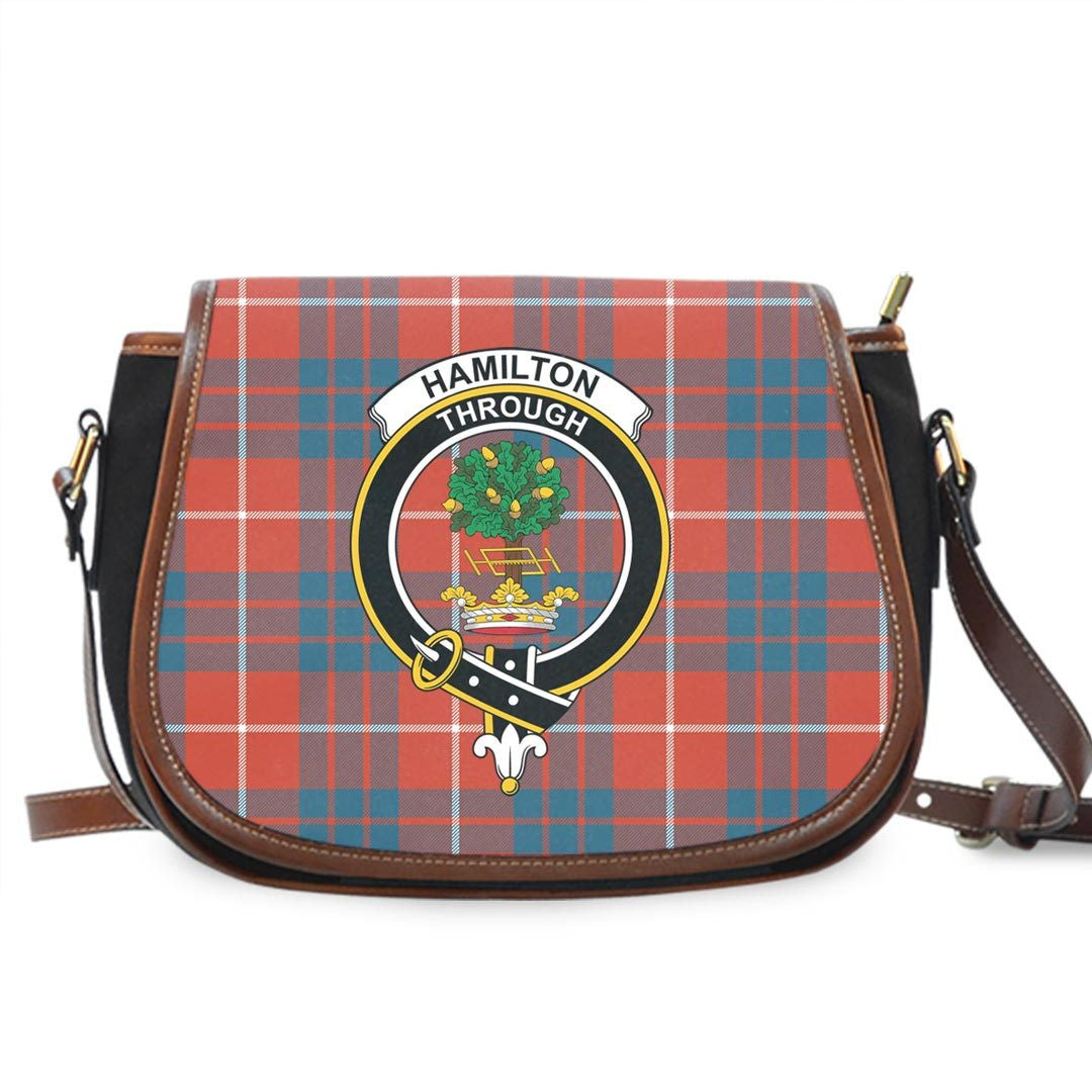 Hamilton Ancient Tartan Crest Saddle Bag