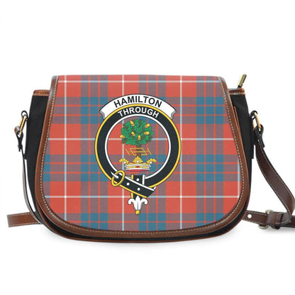 Hamilton Ancient Tartan Crest Saddle Bag