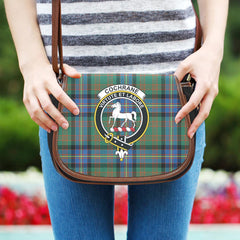 Cochrane Ancient Tartan Crest Saddle Bag