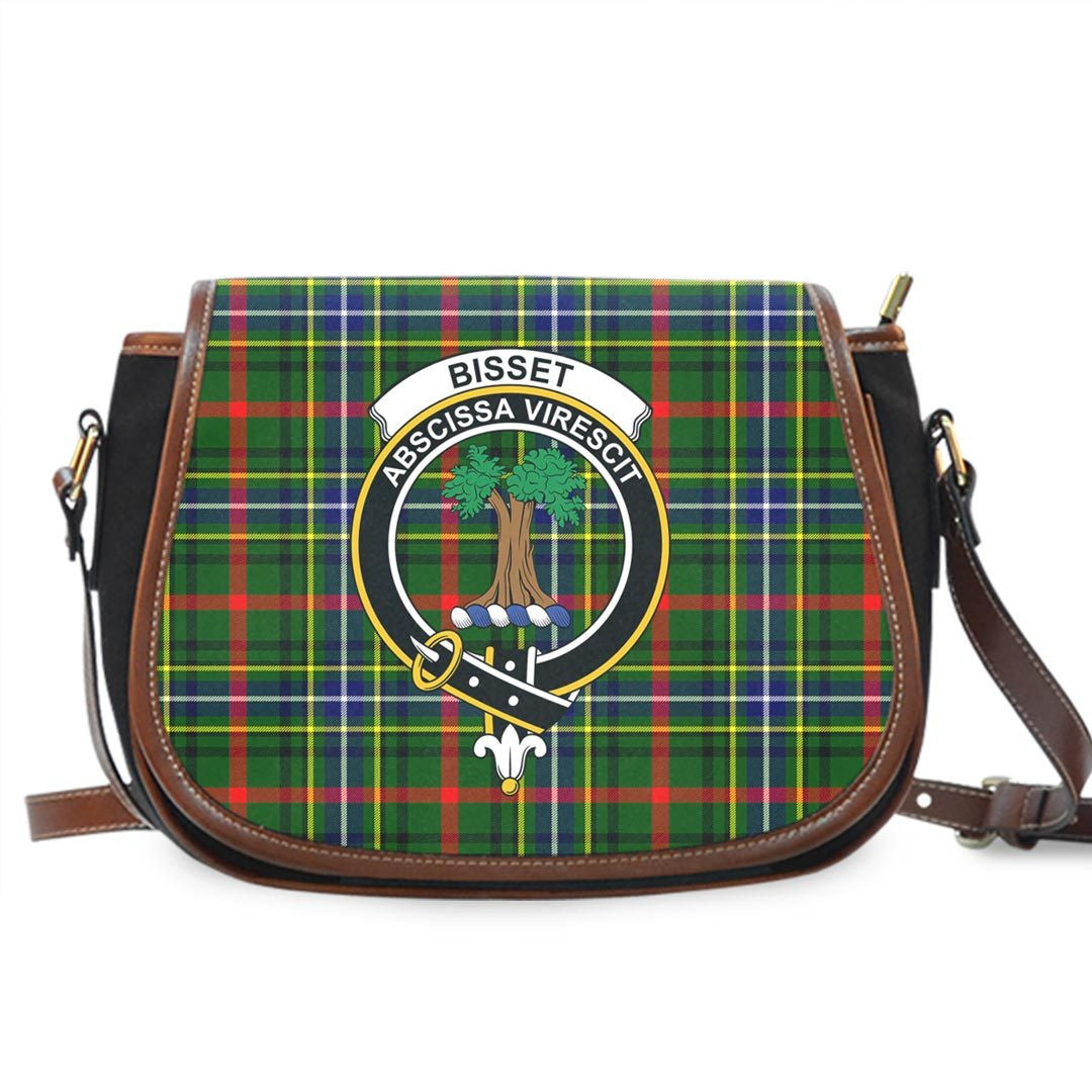 Bisset Tartan Crest Saddle Bag