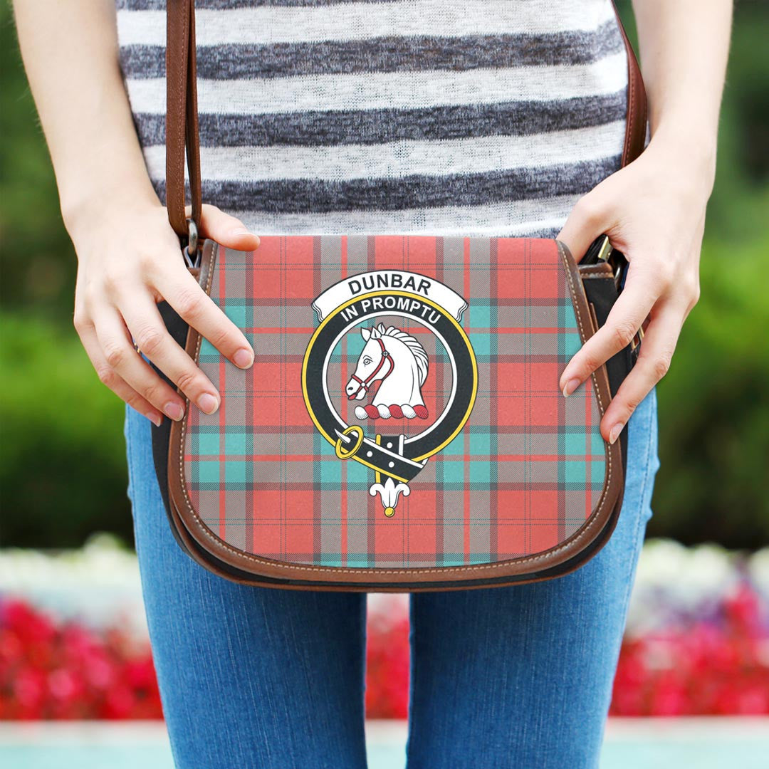 Dunbar Ancient Tartan Crest Saddle Bag