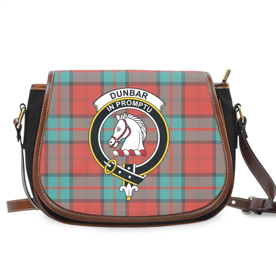 Dunbar Ancient Tartan Crest Saddle Bag