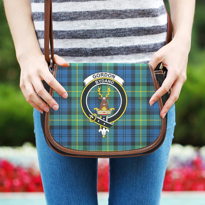 Gordon Ancient Tartan Crest Saddle Bag