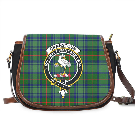 Cranstoun Tartan Crest Saddle Bag