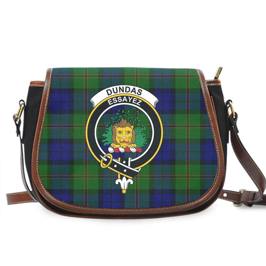 Dundas Modern 02 Tartan Crest Saddle Bag