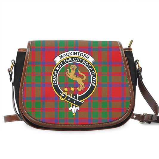 MacKintosh Modern Tartan Crest Saddle Bag