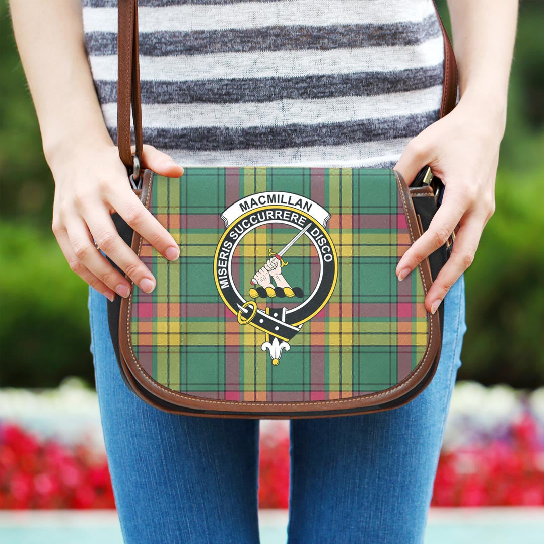 MacMillan Old Ancient Tartan Crest Saddle Bag