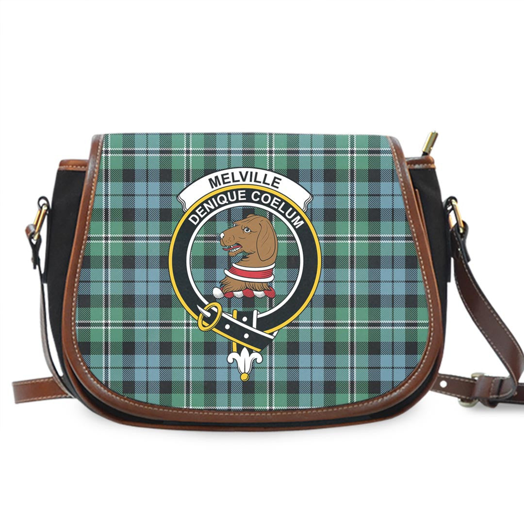 Melville Tartan Crest Saddle Bag