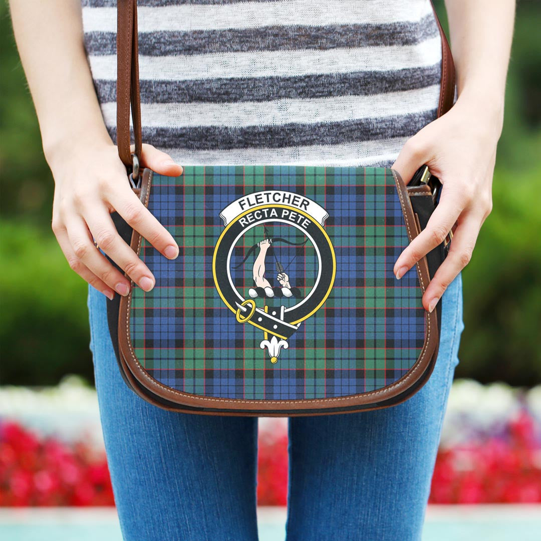 Fletcher Ancient Tartan Crest Saddle Bag