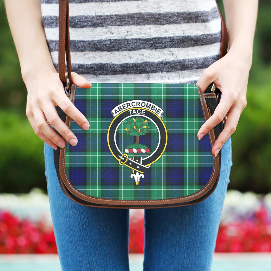 Abercrombie Tartan Crest Saddle Bag