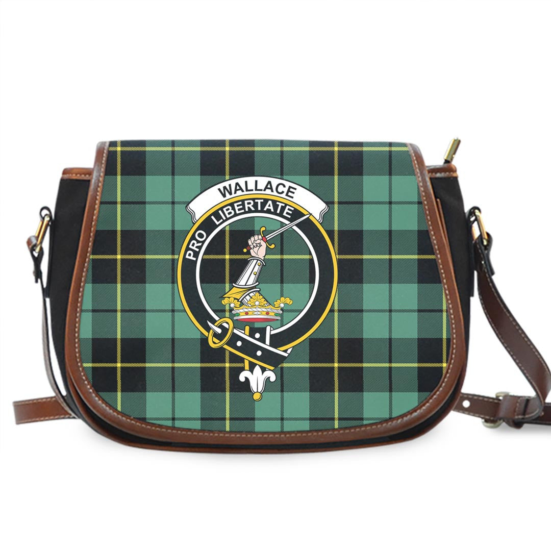 Wallace Hunting Ancient Tartan Crest Saddle Bag