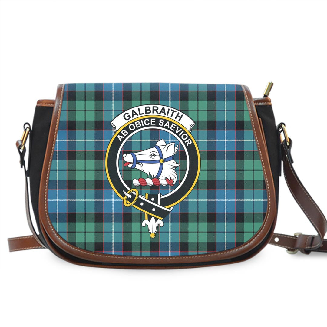 Galbraith Ancient Tartan Crest Saddle Bag