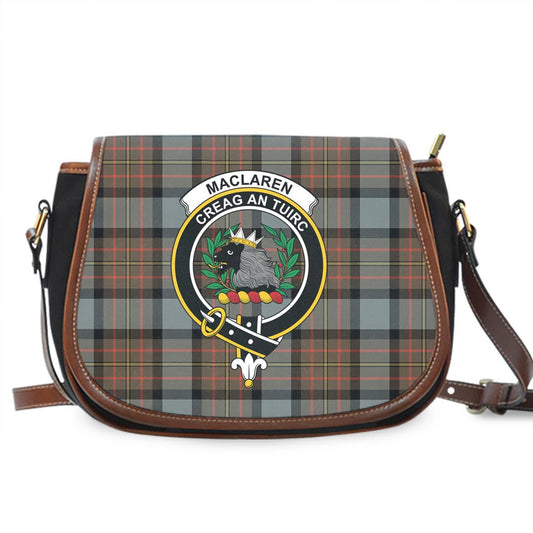 MacLaren Weathered Tartan Crest Saddle Bag