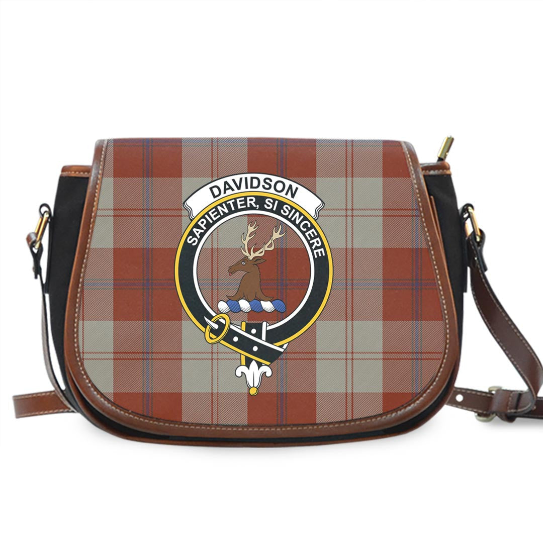 Davidson Dress Dancers Tartan Crest Saddle Bag