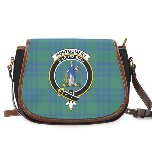 Montgomery Ancient Tartan Crest Saddle Bag