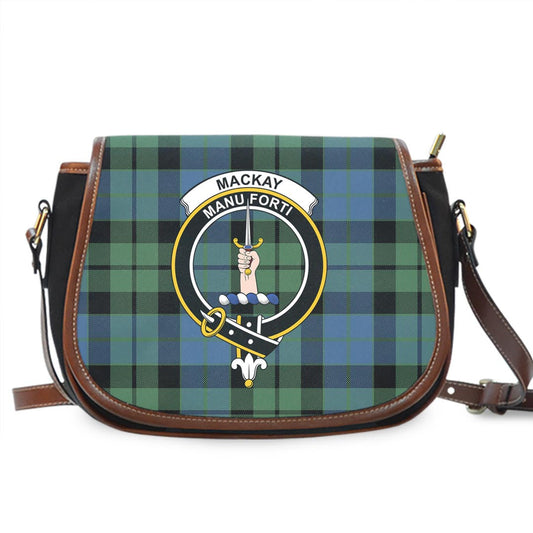 MacKay Ancient Tartan Crest Saddle Bag