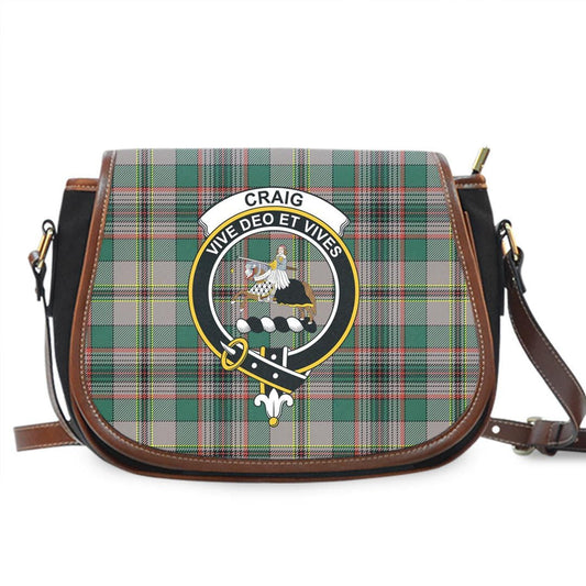 Craig Ancient Tartan Crest Saddle Bag