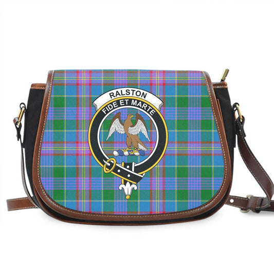 Ralston Tartan Crest Saddle Bag