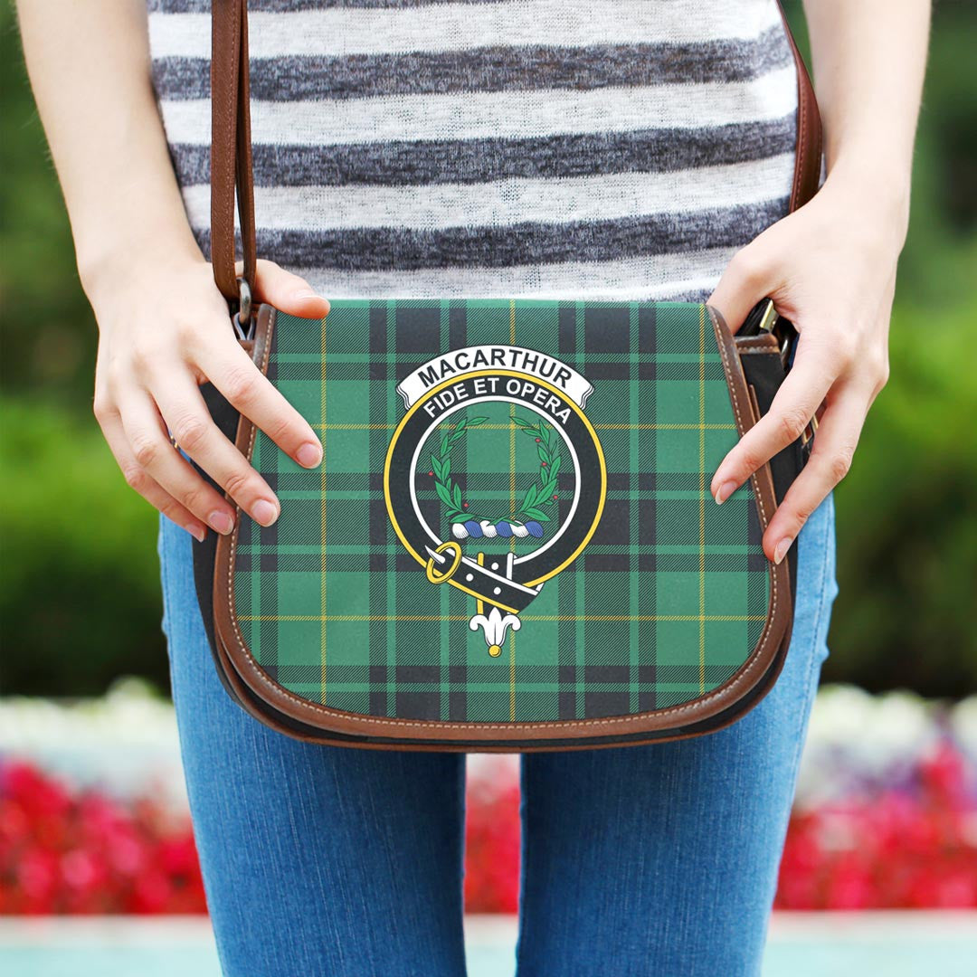 MacArthur Ancient Tartan Crest Saddle Bag