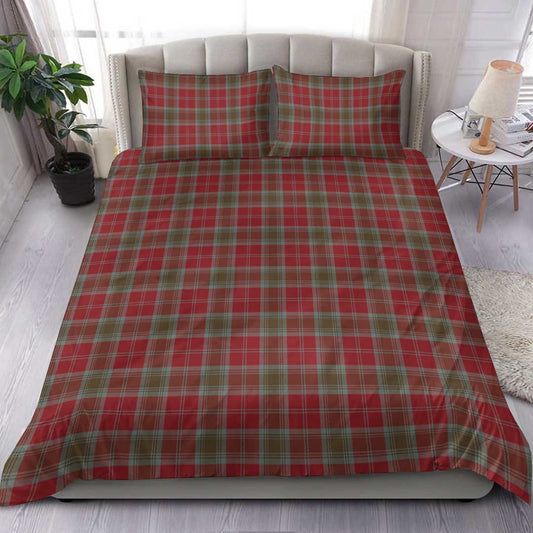 Lindsay Weathered Tartan Plaid Bedding Set