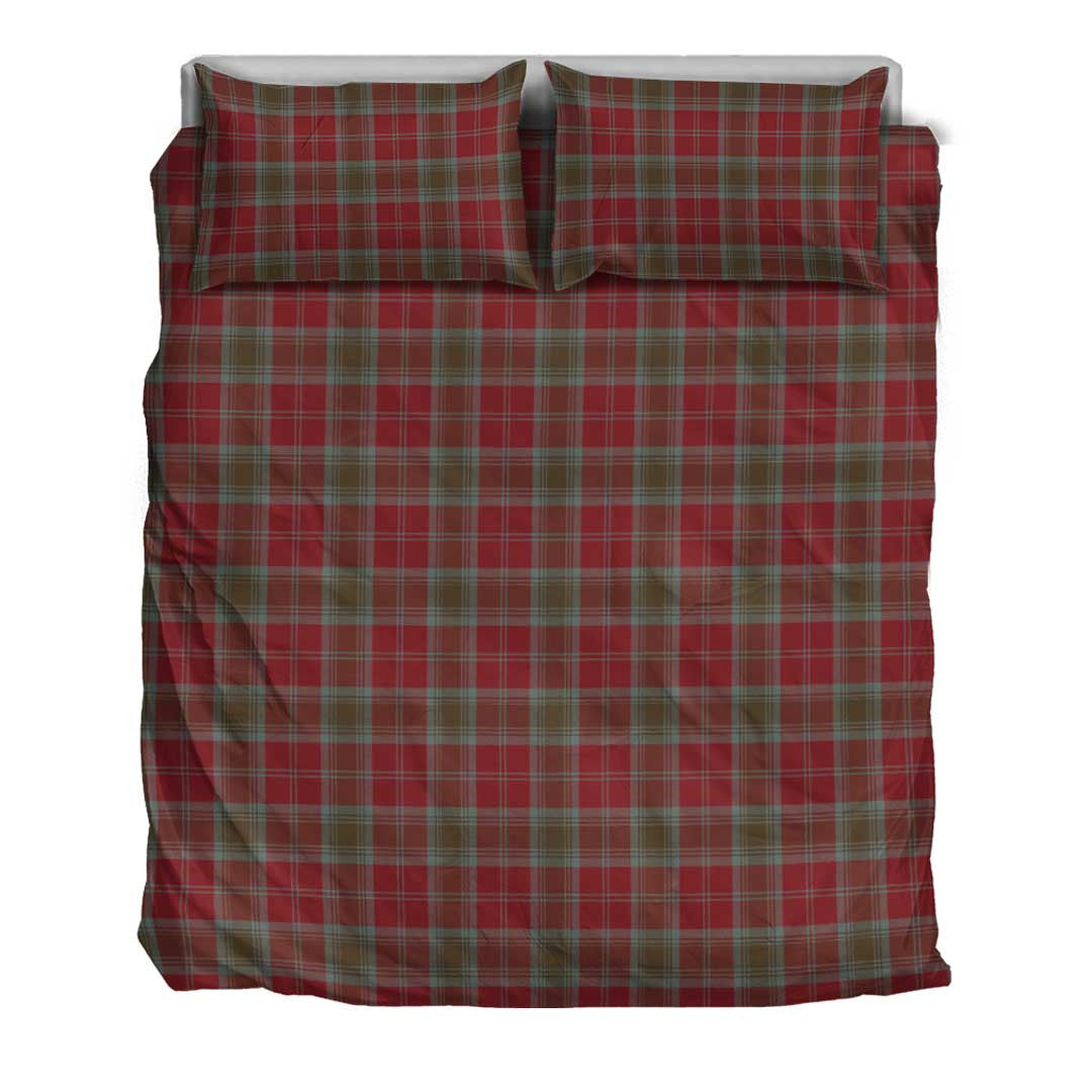 Lindsay Weathered Tartan Plaid Bedding Set