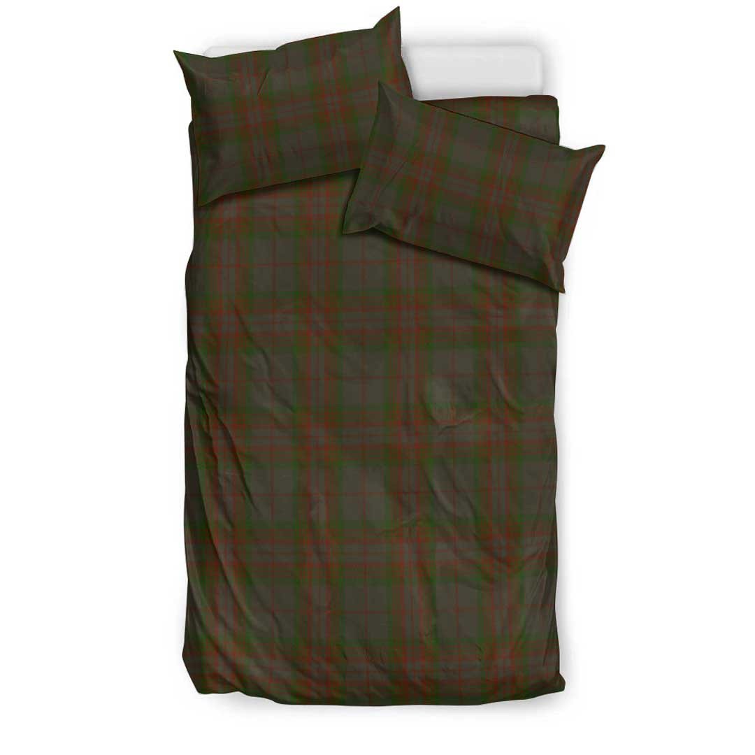 Gray Hunting Tartan Plaid Bedding Set