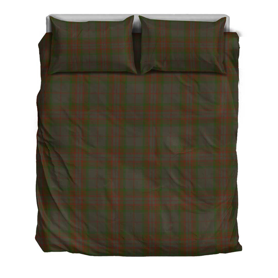 Gray Hunting Tartan Plaid Bedding Set