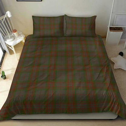 Gray Hunting Tartan Plaid Bedding Set